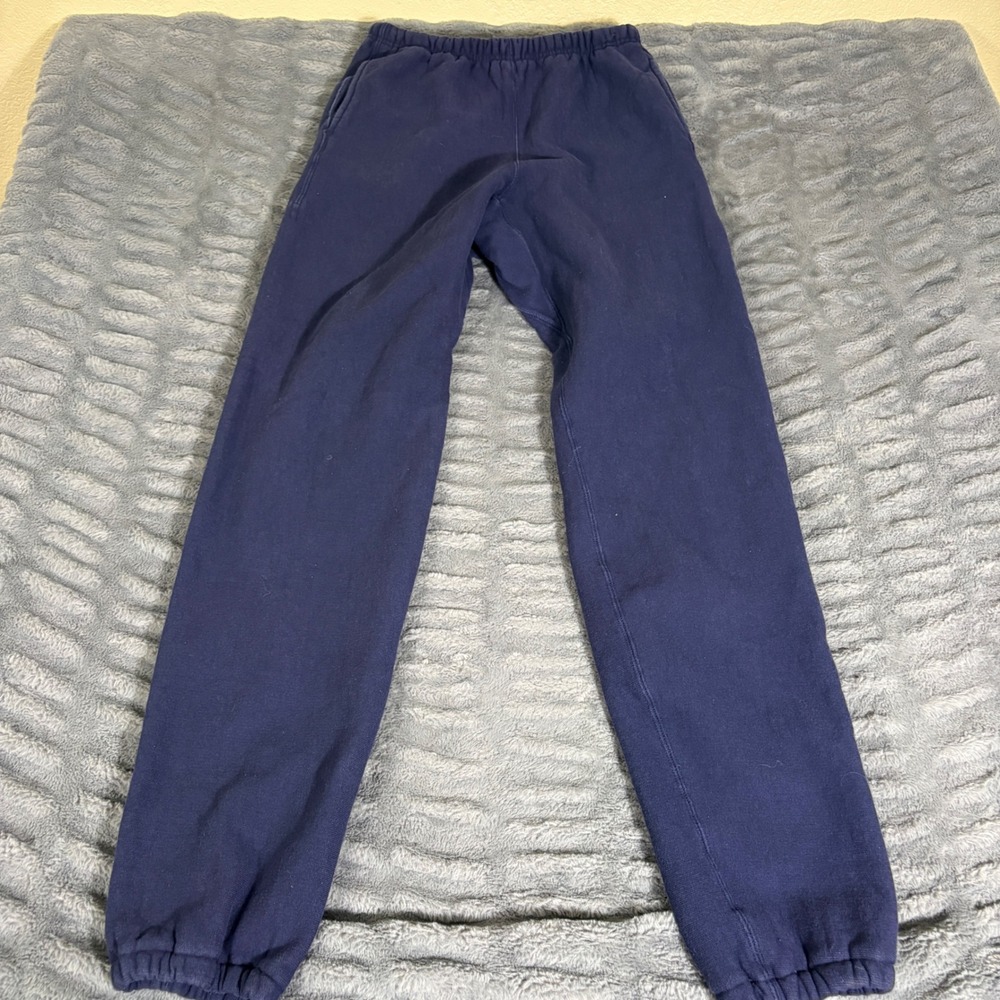 Camber Heavyweight Sweatpants Navy Blue Made in USA Large Tall Relaxed Fit